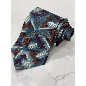 Vintage Tabasco Hot Sauce Abstract Art Silk Tie 57 x 4 Food Cajun New Orleans